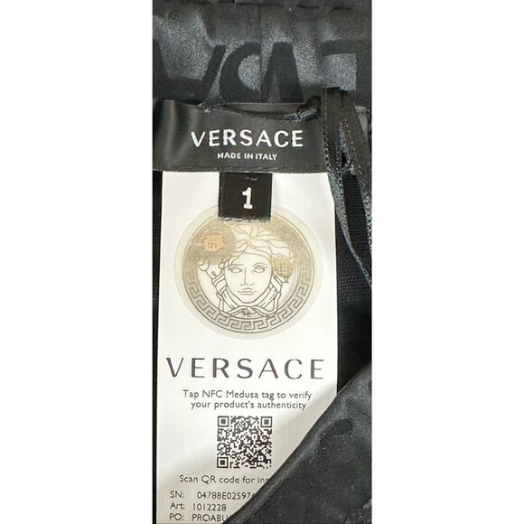 Versace Signature Lingerie Panties NWT Size 1/XS - Picture 4 of 6